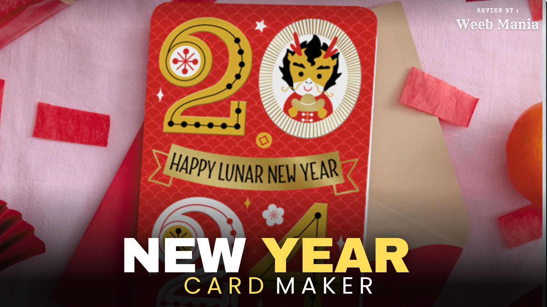 New Year card Maker