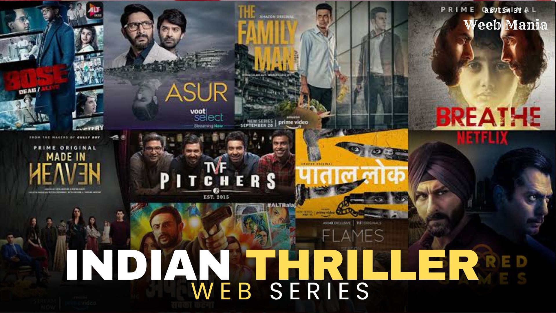 TOP 10 Best Indian Thriller Web Series on Netflix